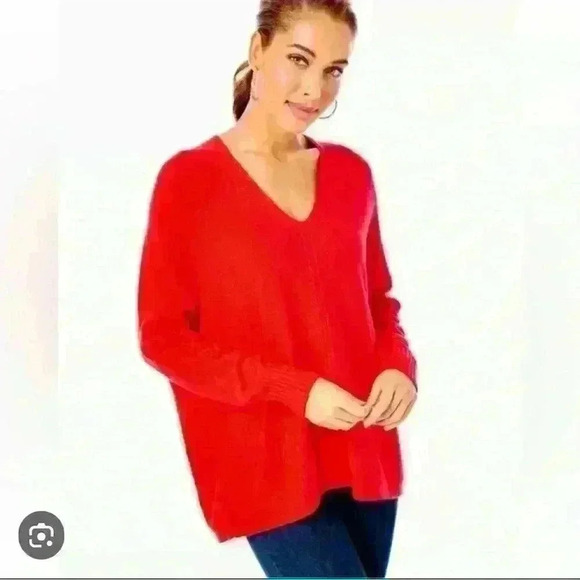 NWT Lilly Pulitzer Sevie Sweater Ruby Red size Medium item# 2Q - Picture 1 of 12